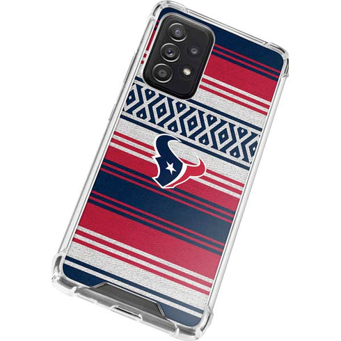 NFL Houston Texans Trailblazer Galaxy A72 5G Clear Case
